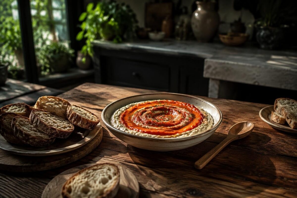 Ricetta facile del pâté di peperoni e robiola per crostini gourmet