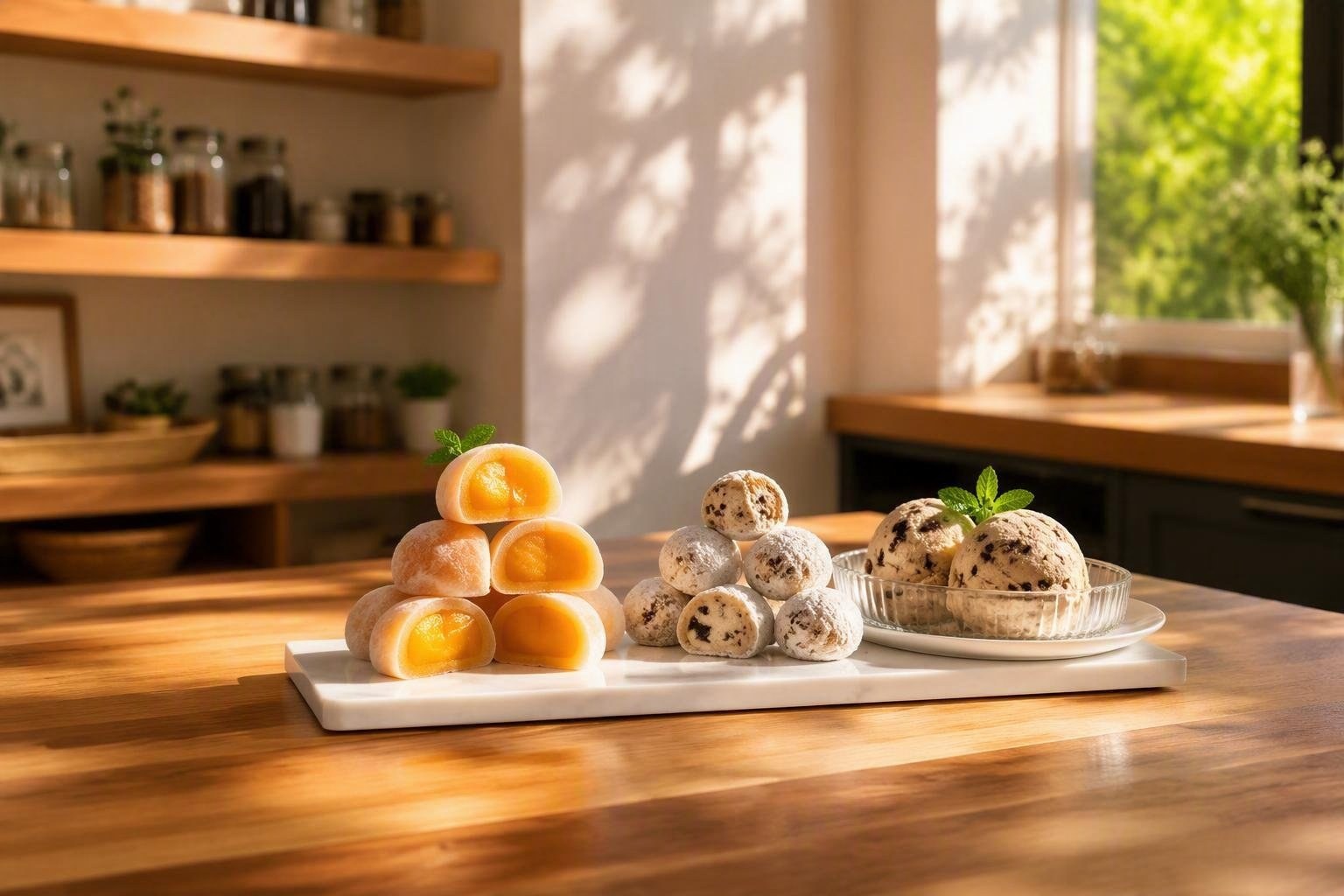Ricette estive senza forno: mochi, tartufini e biscotti gelato