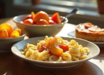 Ricette per il week-end: mini peperoni, fusilli cremosi e torta alle pesche