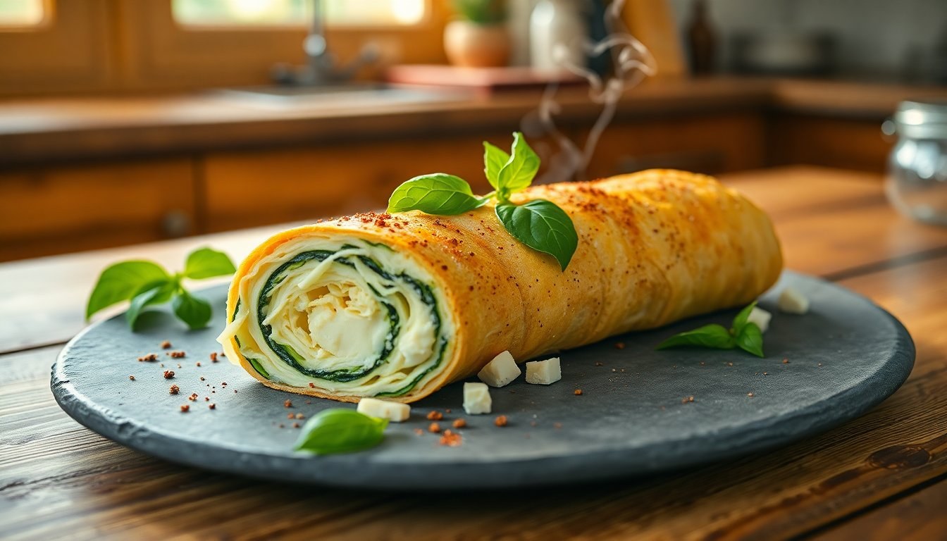 Rotolo di zucchine e stracchino: ricetta facile e gustosa per ogni occasione