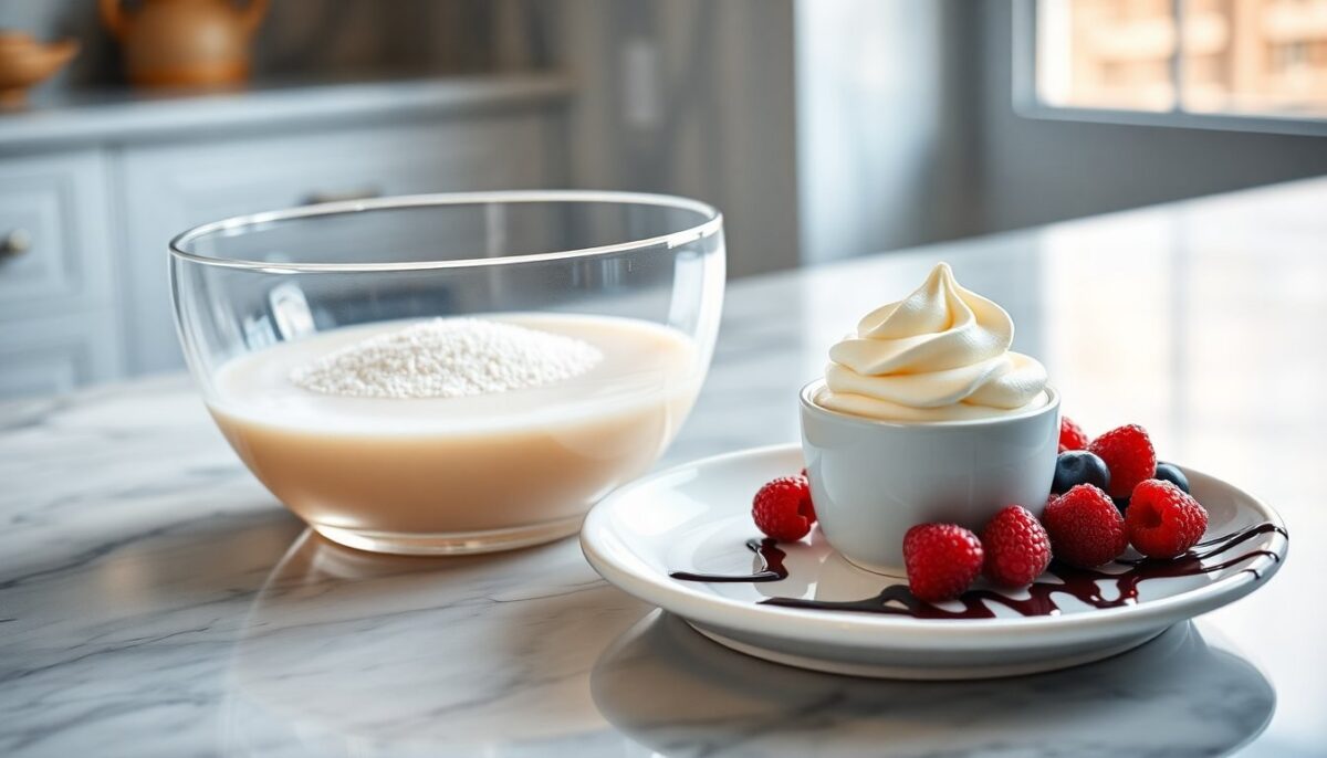Tecniche per dolci senza forno: gelatina, amidi e montate