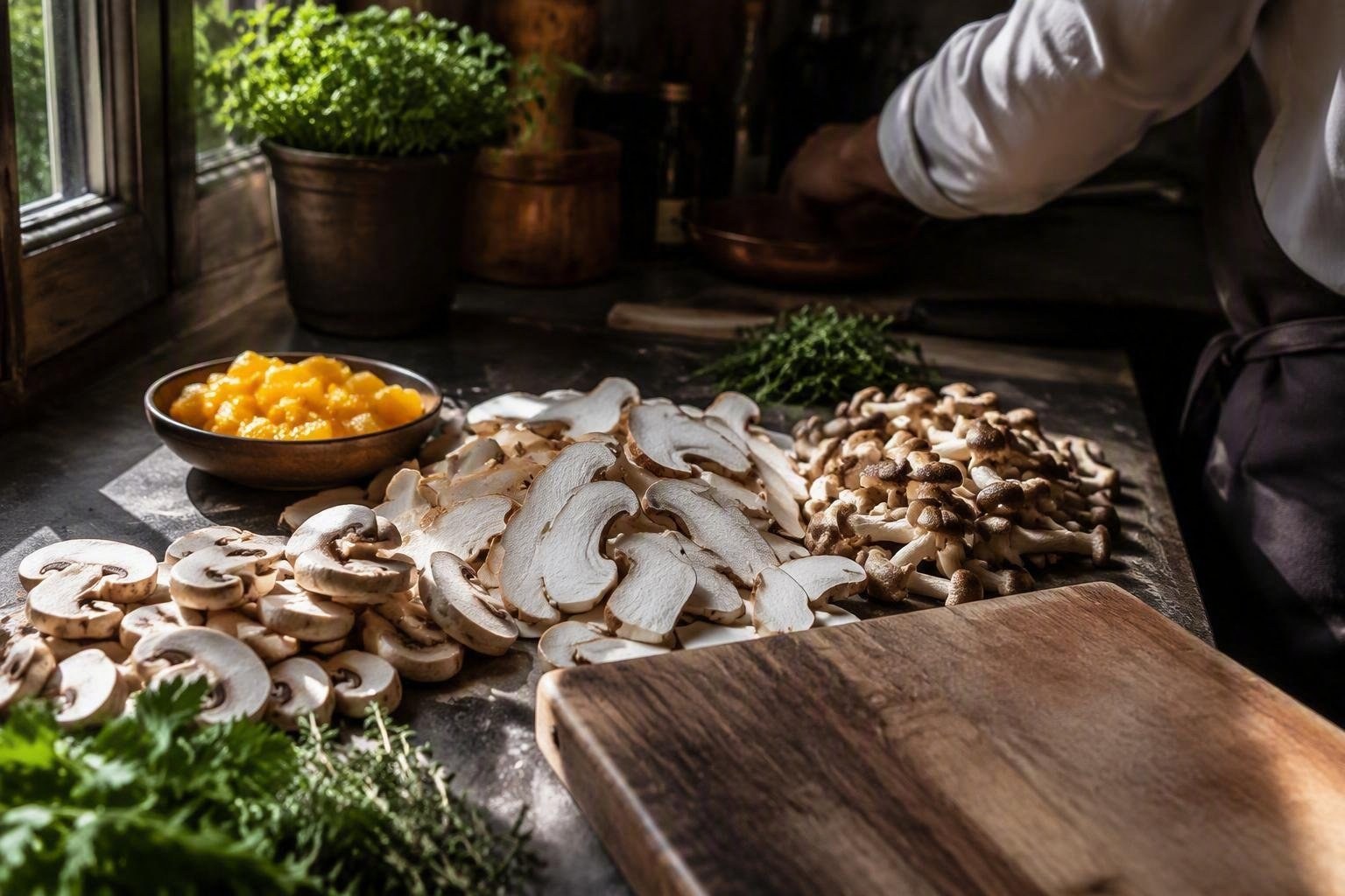 Contorni di stagione ai funghi: porcini, champignon e chiodini
