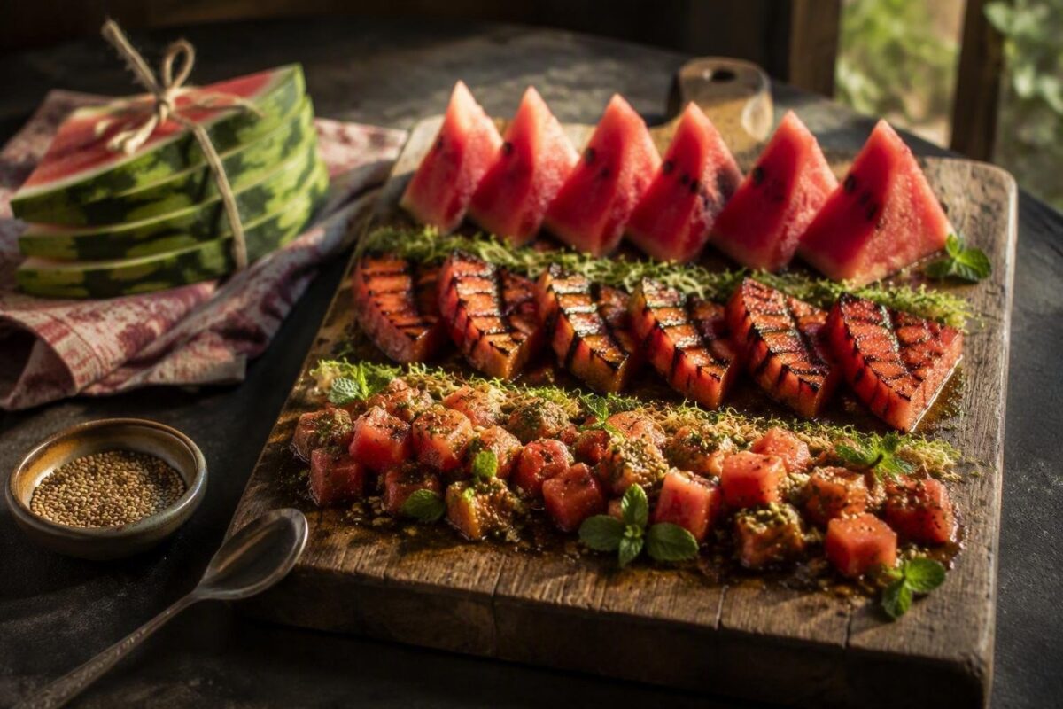 Ricette creative con l'anguria: dalla griglia al curry