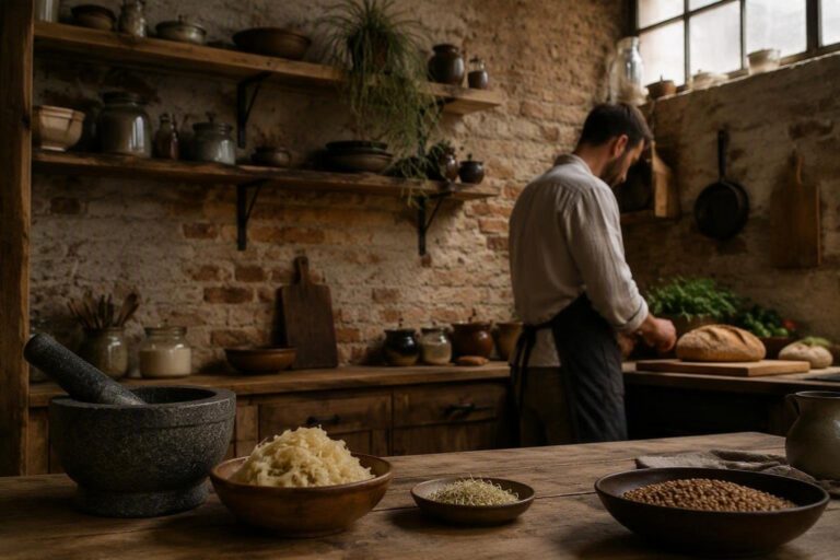 Cucina della longevità: principi, cereali integrali e fermentati