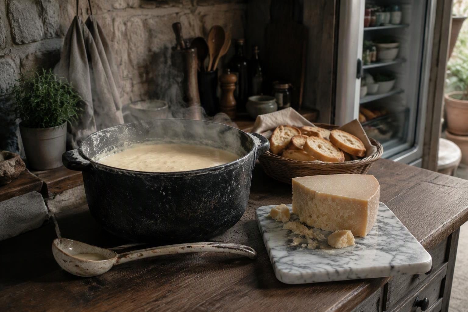 Fonduta di Parmigiano: tecnica facile e usi golosi
