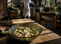 Ricetta autunnale: gnocchi cremosi con pesto di pistacchio e burrata