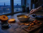 Antipasti di zucca: tartine, creme, chips e bocconcini