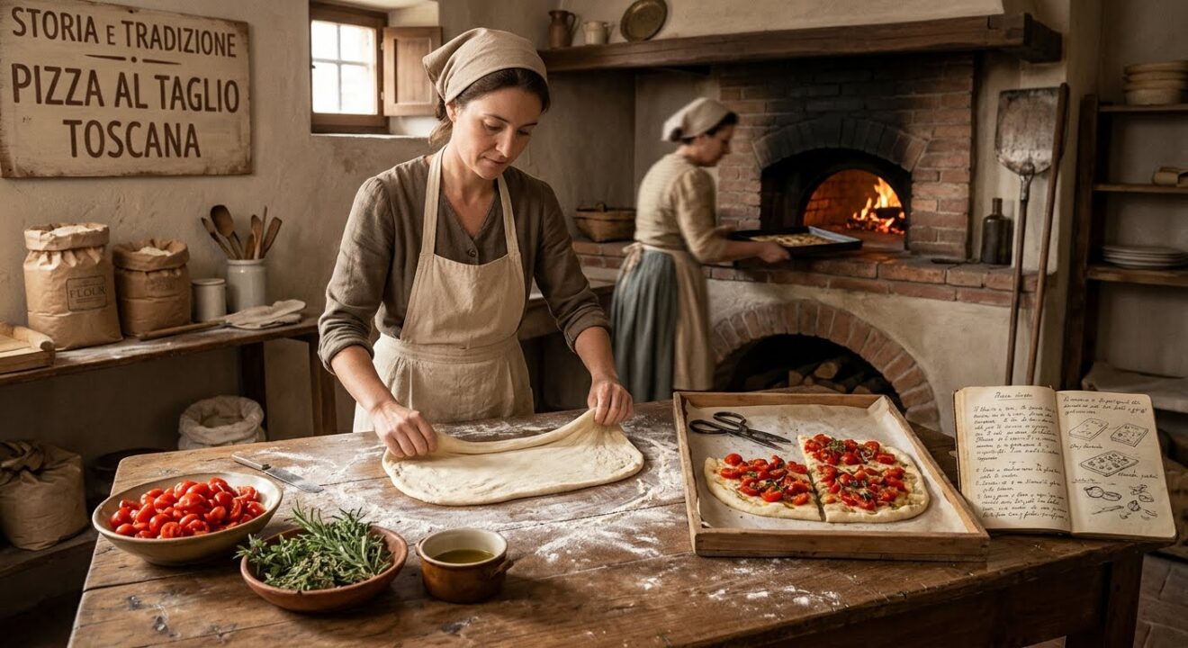 pizza trancio ricetta origini