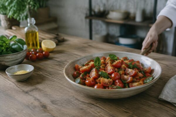 Pomodori marinati: la ricetta veloce con basilico e limone