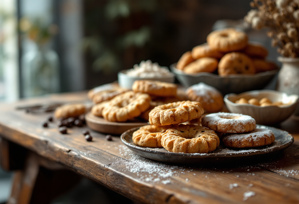 VarietΓ di biscotti famosi da diverse culture