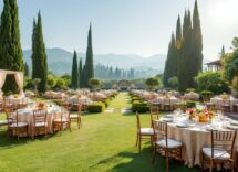 Matrimonio indiano in Italia con decorazioni tradizionali