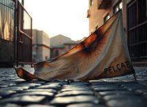 Pigneto: la comunità si mobilita dopo l'incendio della bandiera della pace creata dai piccoli