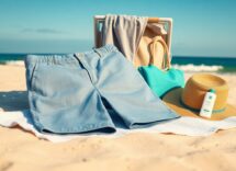 Shorts di jeans, costume metallizzato e le tendenze beachwear dell'estate