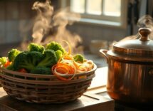 Vantaggi della cottura al vapore: nutrizione, storia e strumenti