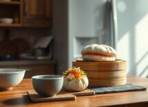 Bao al vapore fatti in casa con lievitazione controllata: impasto, cottura e farciture classiche e vegetariane