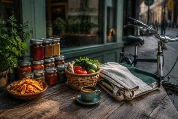 Come organizzare la spesa etnica con bici, bus o delivery