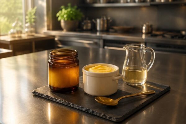 Ghee vs burro chiarificato: guida a tecnica, contenitori e durata
