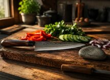 Guida alla scelta del coltello da chef: lame europee e giapponesi, materiali, impugnatura, affilatura e sicurezza