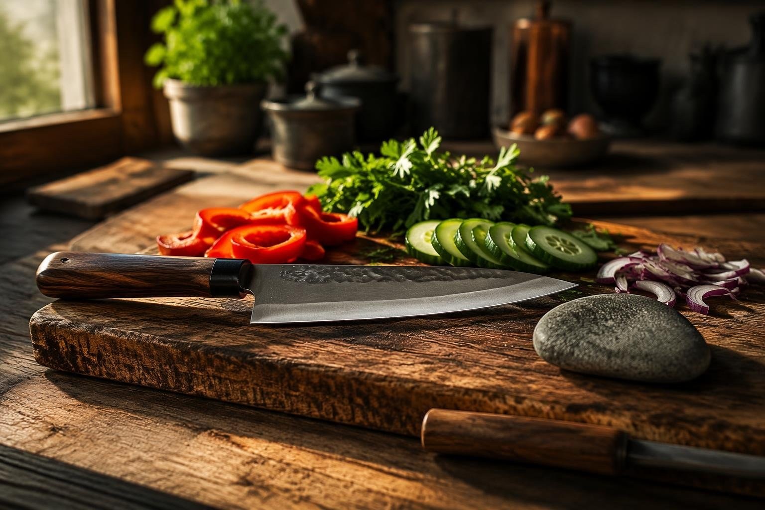 Guida alla scelta del coltello da chef: lame europee e giapponesi, materiali, impugnatura, affilatura e sicurezza