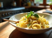 Risoni stracchino limone e basilico: ricetta facile e veloce
