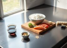 Sushi fatto in casa in sicurezza: riso, tagli e igiene