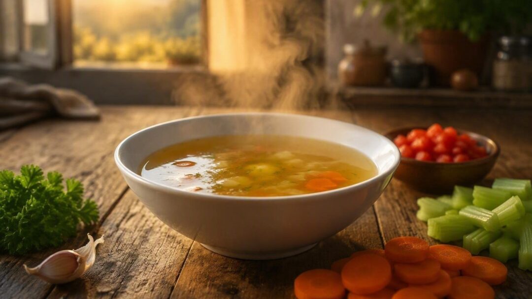 Brodo vegetale limpido: come scegliere, tostare e sobbollire
