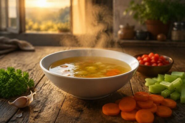 Brodo vegetale limpido: come scegliere, tostare e sobbollire