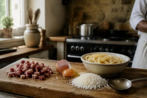 Carbonara cremosa: guida a guanciale, uova e mantecatura