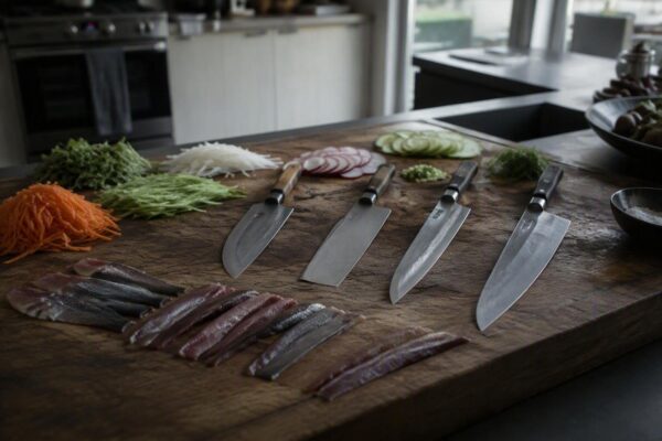 Coltelli per cucine etniche: come scegliere e usare santoku, nakiri, scimitarra e gyuto