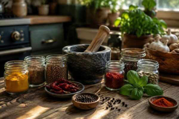 Mortaio e macina per curry perfetto: aromi, materiali e conservazione