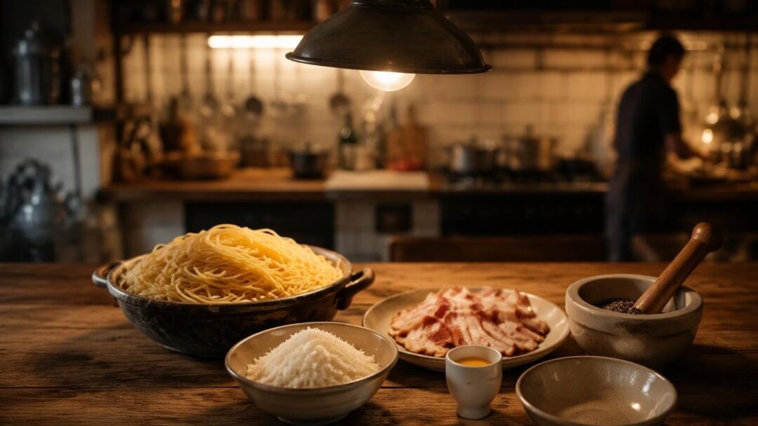 Carbonara originale: tempi, tagli e mantecatura