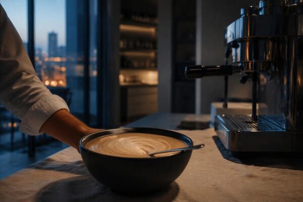 Crema di caffè fatta in casa senza gelatiera