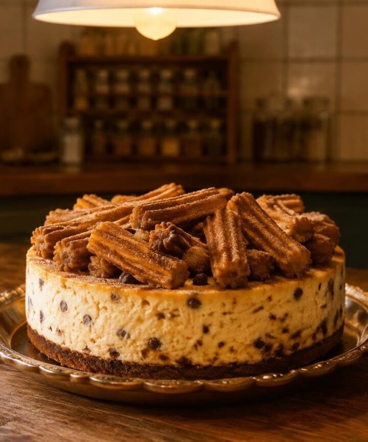 Ricetta passo passo per una churros cheesecake fragrante