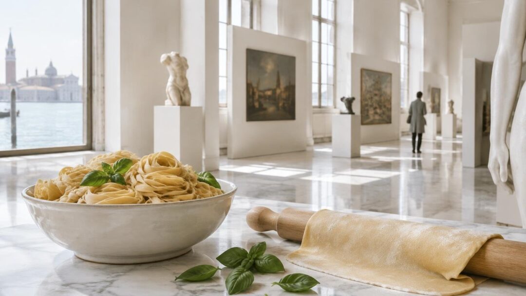 Tavola, design e pasta: tradizione e innovazione a Venezia e Torino