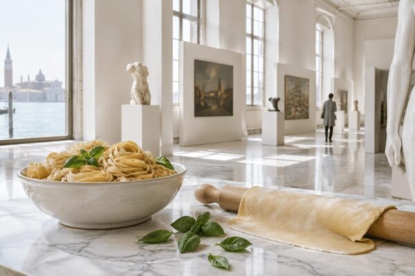 Tavola, design e pasta: tradizione e innovazione a Venezia e Torino