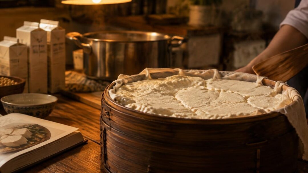 Tofu artigianale: dal latte alla cagliata, passo dopo passo