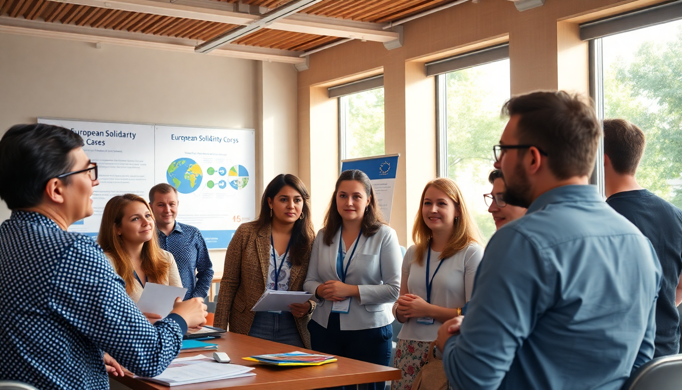 Formazione per organizzazioni del corpo europeo di solidarietà