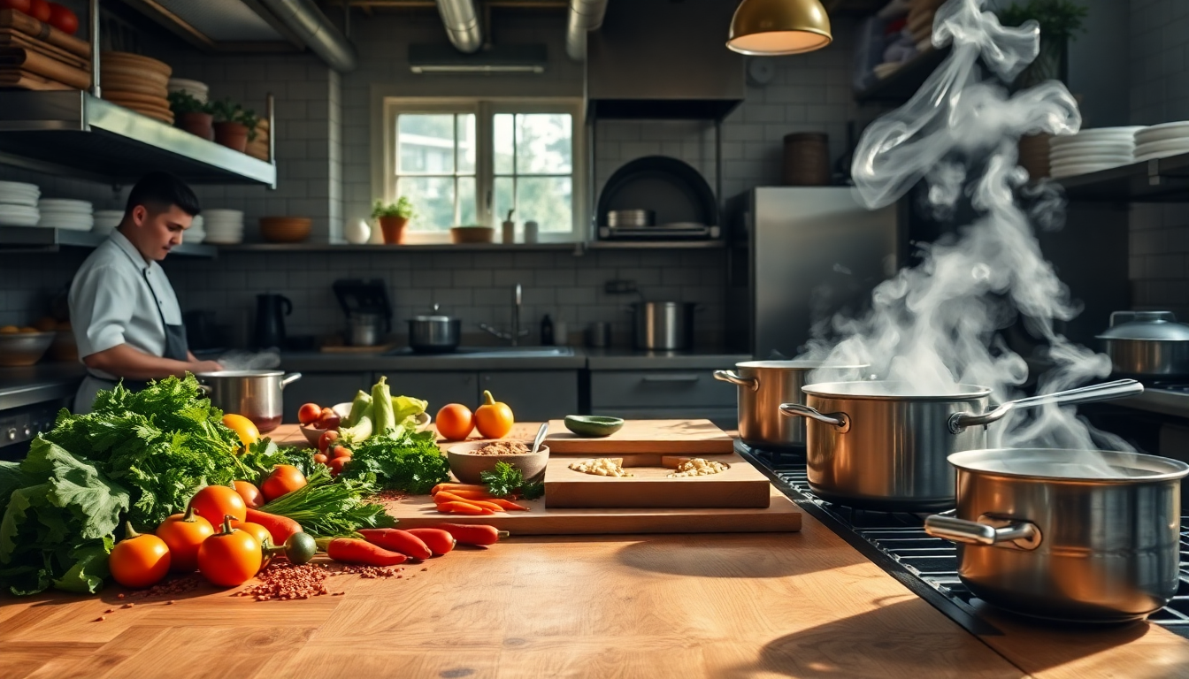 Il percorso gastronomico di un giovane chef italiano