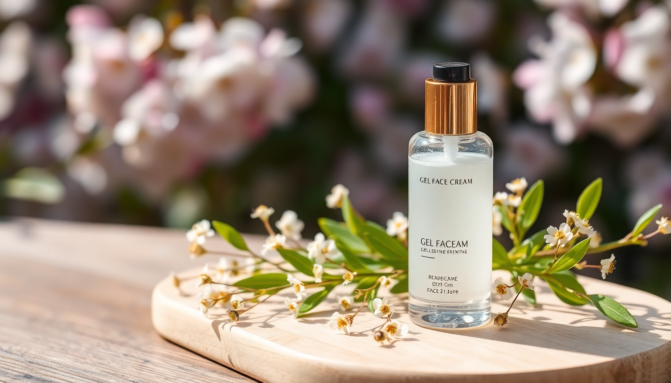 Scopri la crema viso in gel per la primavera