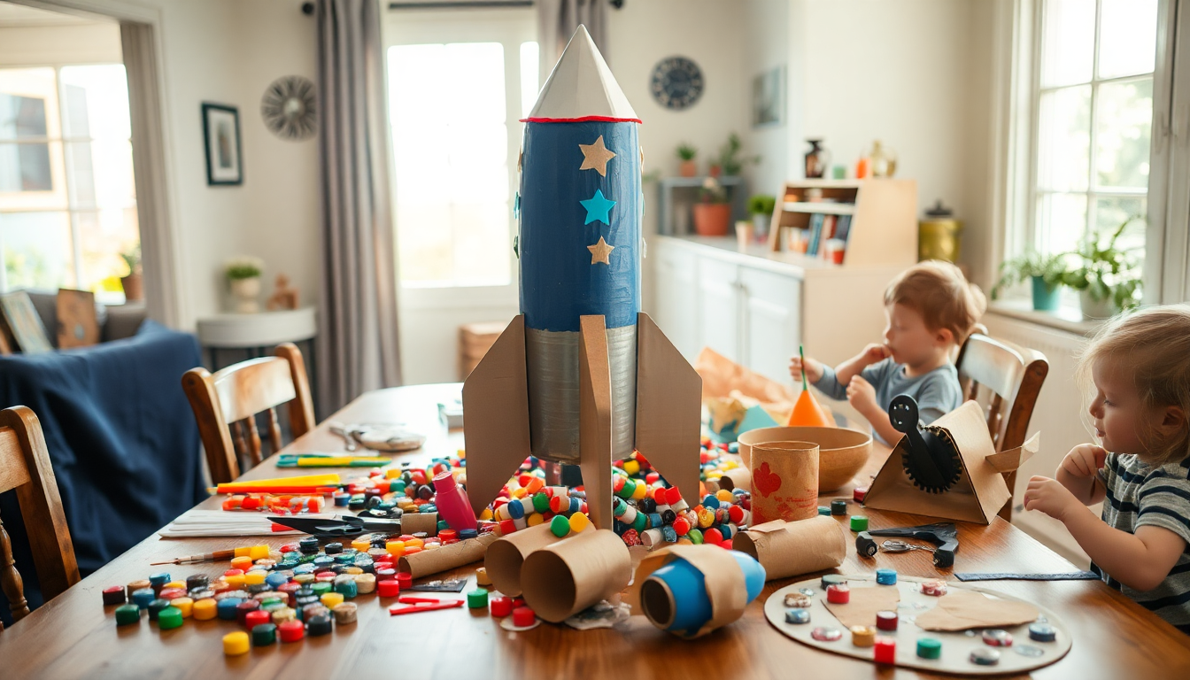 5 giochi creativi da fare in casa con i bambini