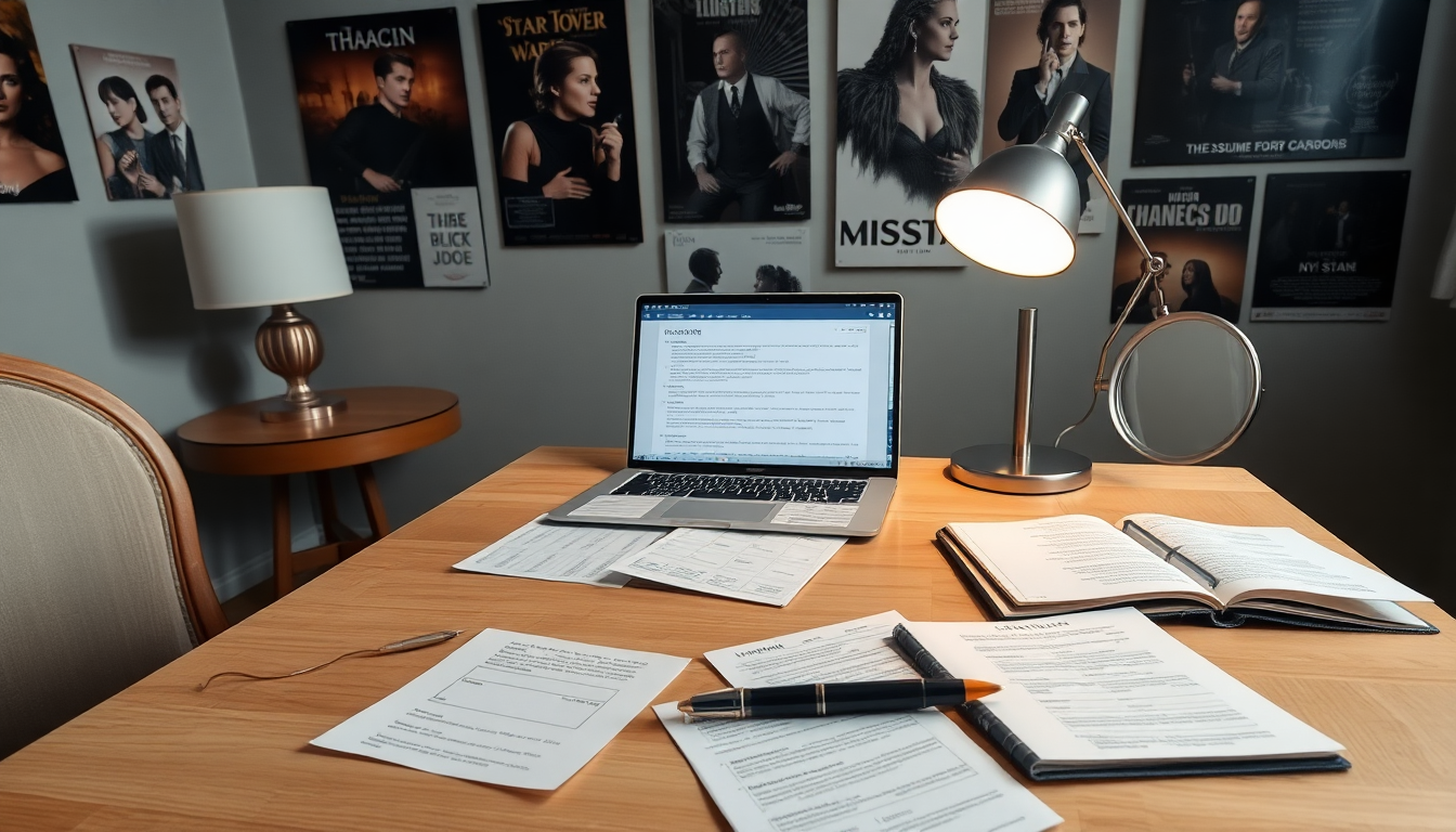 Guida definitiva per un curriculum da attore che conquista
