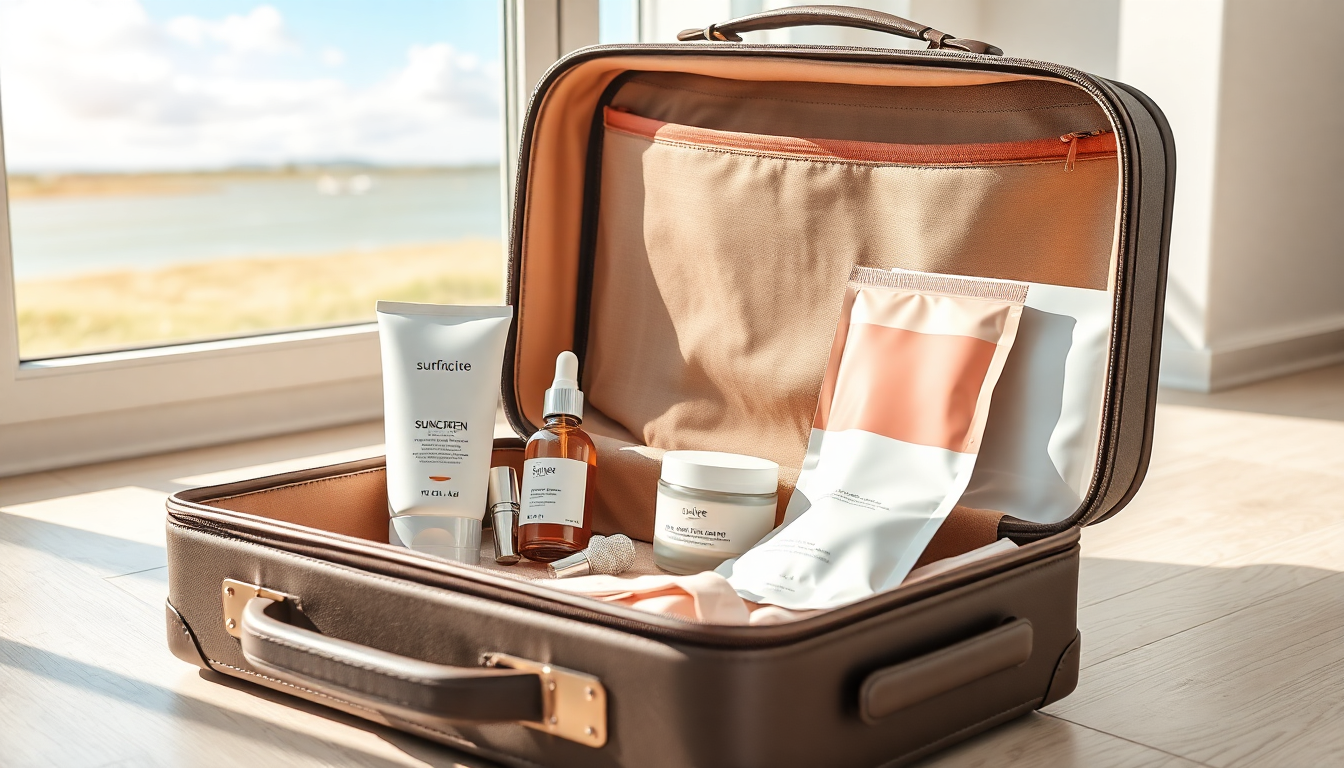 Guida essenziale alla skincare in vacanza: i must-have da non dimenticare