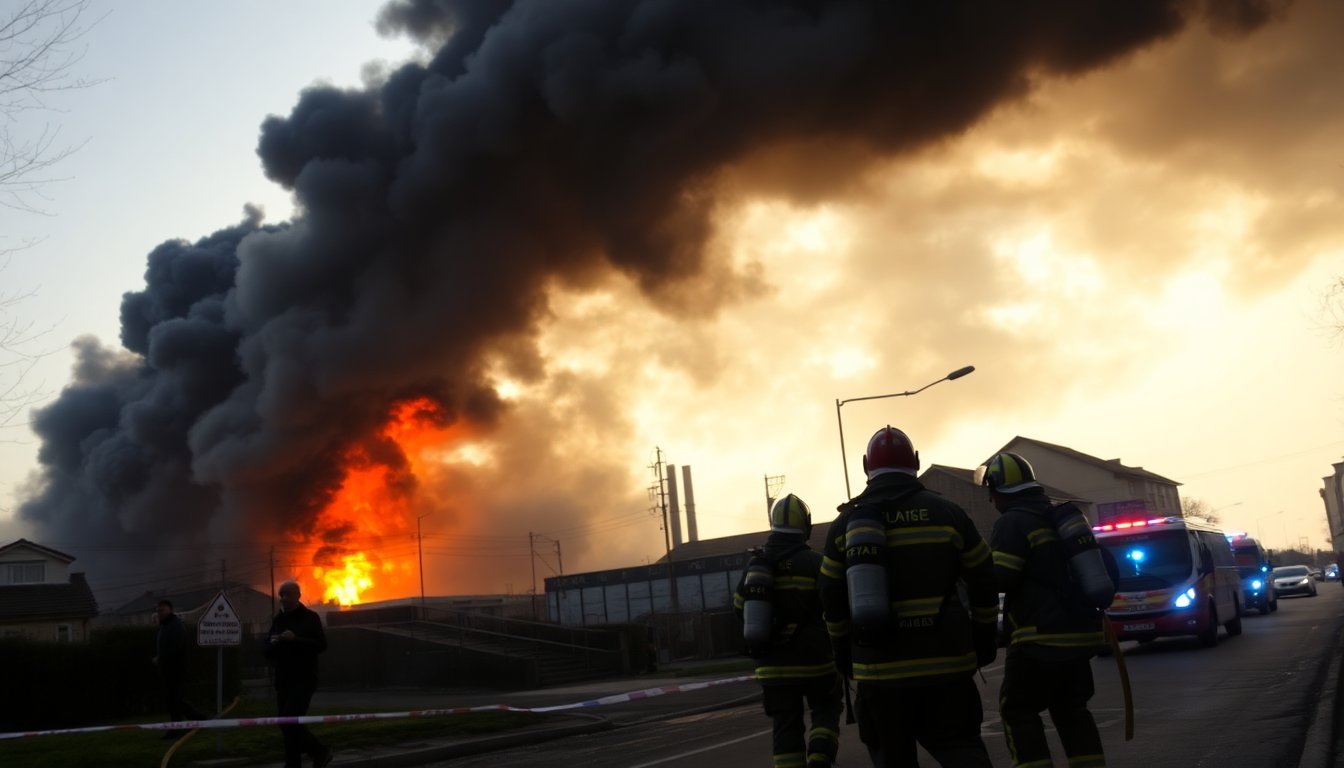 Incendio all’industria chimica di Milano: evacuazioni in corso