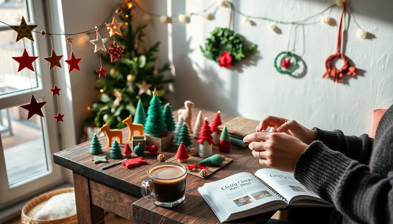 Idee Originali per Decorazioni Natalizie in Pannolenci: Crea il Tuo Natale Unico!