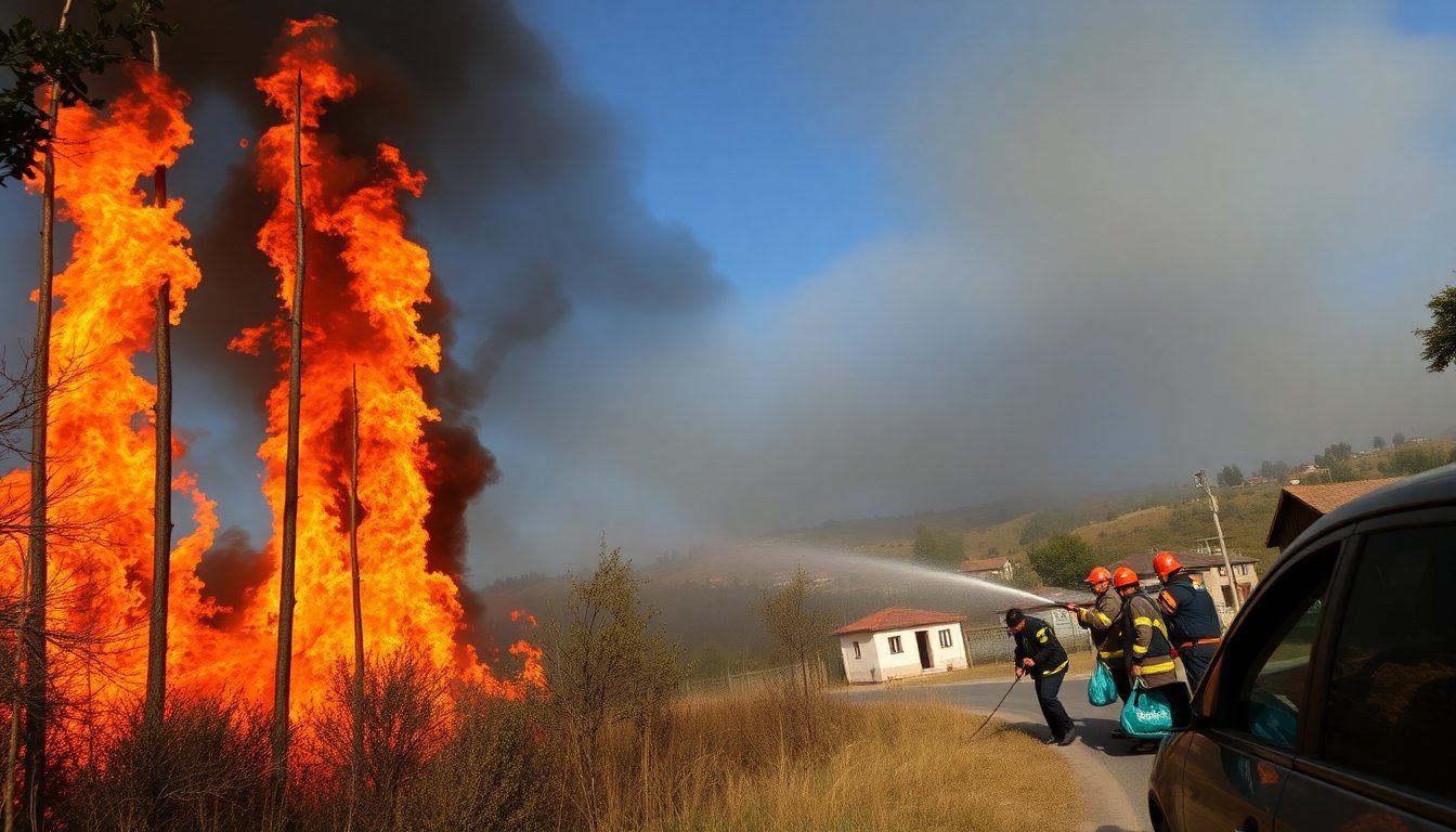 Incendio in Calabria: evacuate diverse famiglie