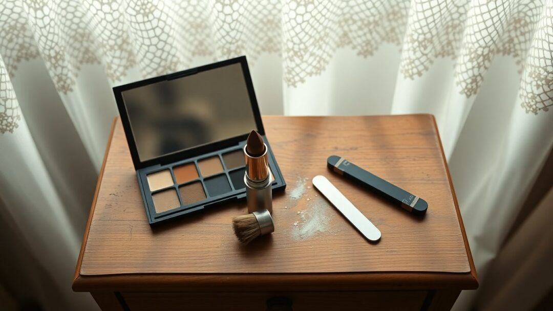 Guida grunge soft con matite sfumate e labbra lived-in