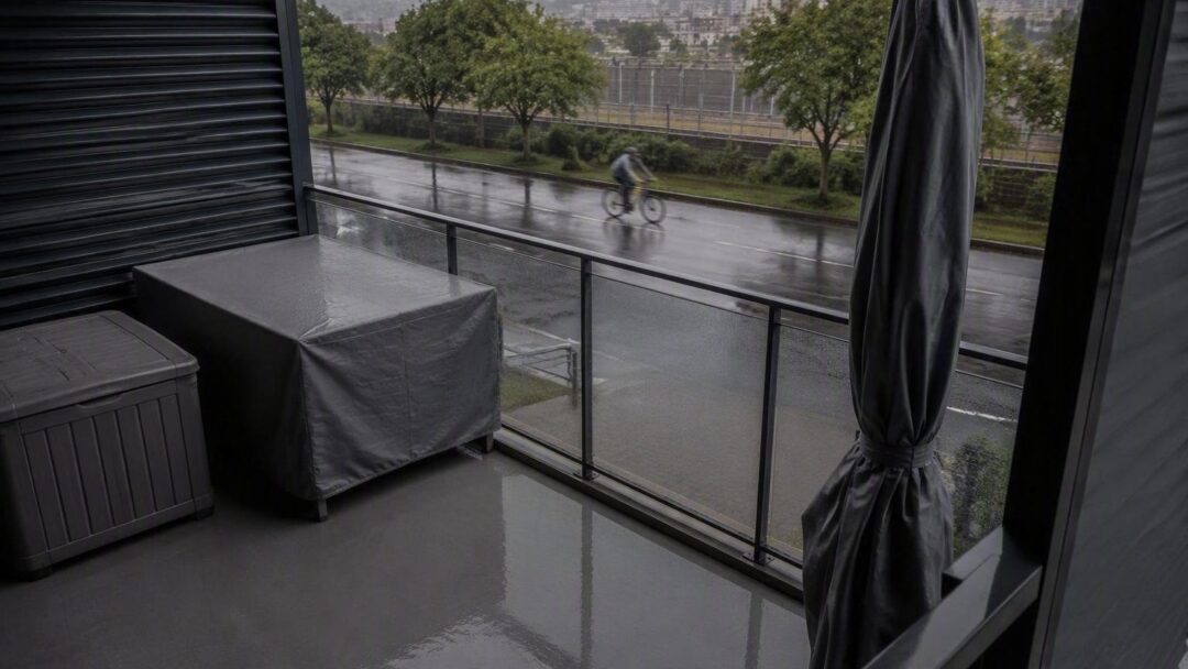 Temporali estivi: come preparare balconi, terrazzi e casa