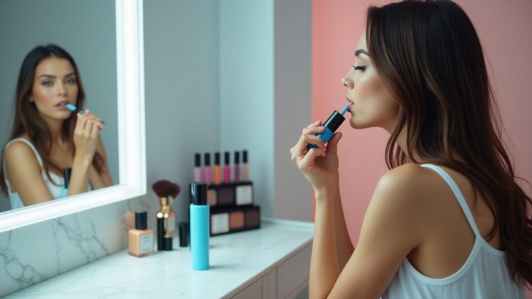 Gloss azzurro: come sceglierlo, abbinarlo e farlo durare