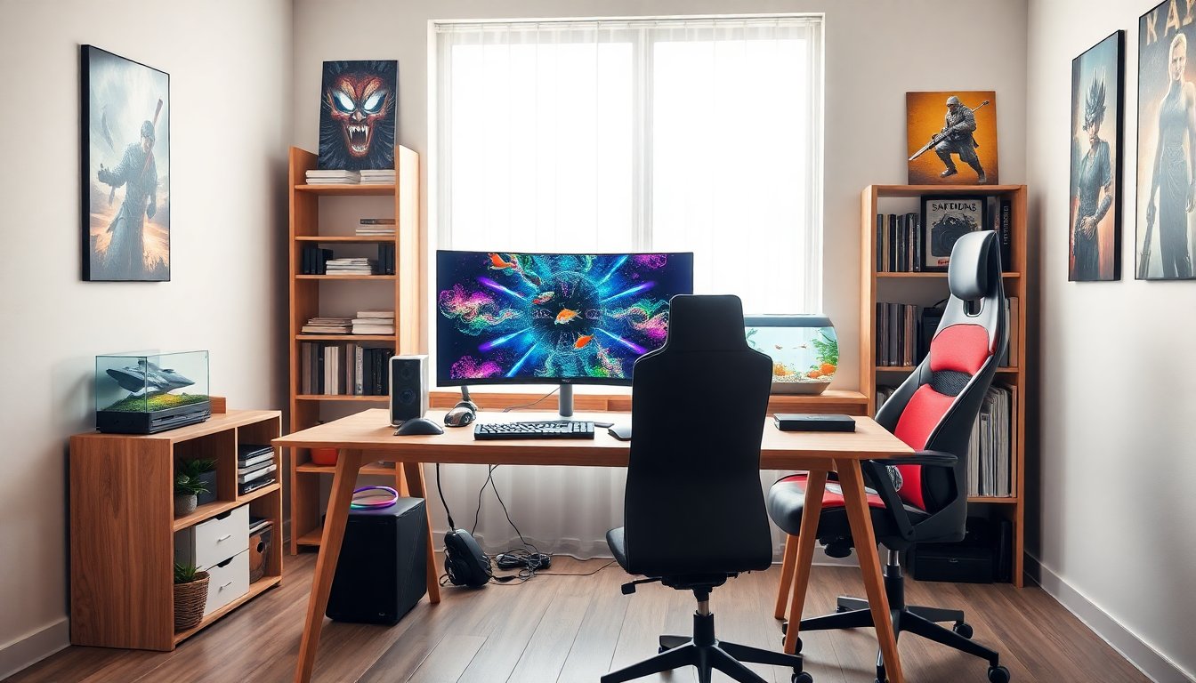 Creative Gaming Setup and Workspace Ideas for Ultimate Gamer Productivity