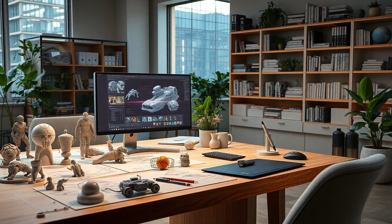 Transforming Character and Scene Creation in Gaming: The Impact of AI